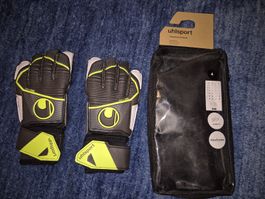 Uhlsport Torwarthandschuhe Grösse 4 - Wie Neu! Super Grip!