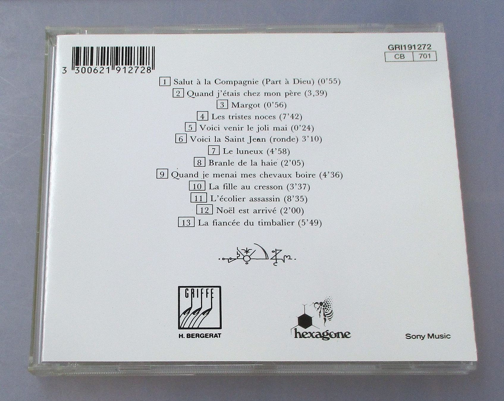 CD: MALICORNE - Almanach – Usato da Wattwil venduto da Muriel11 1