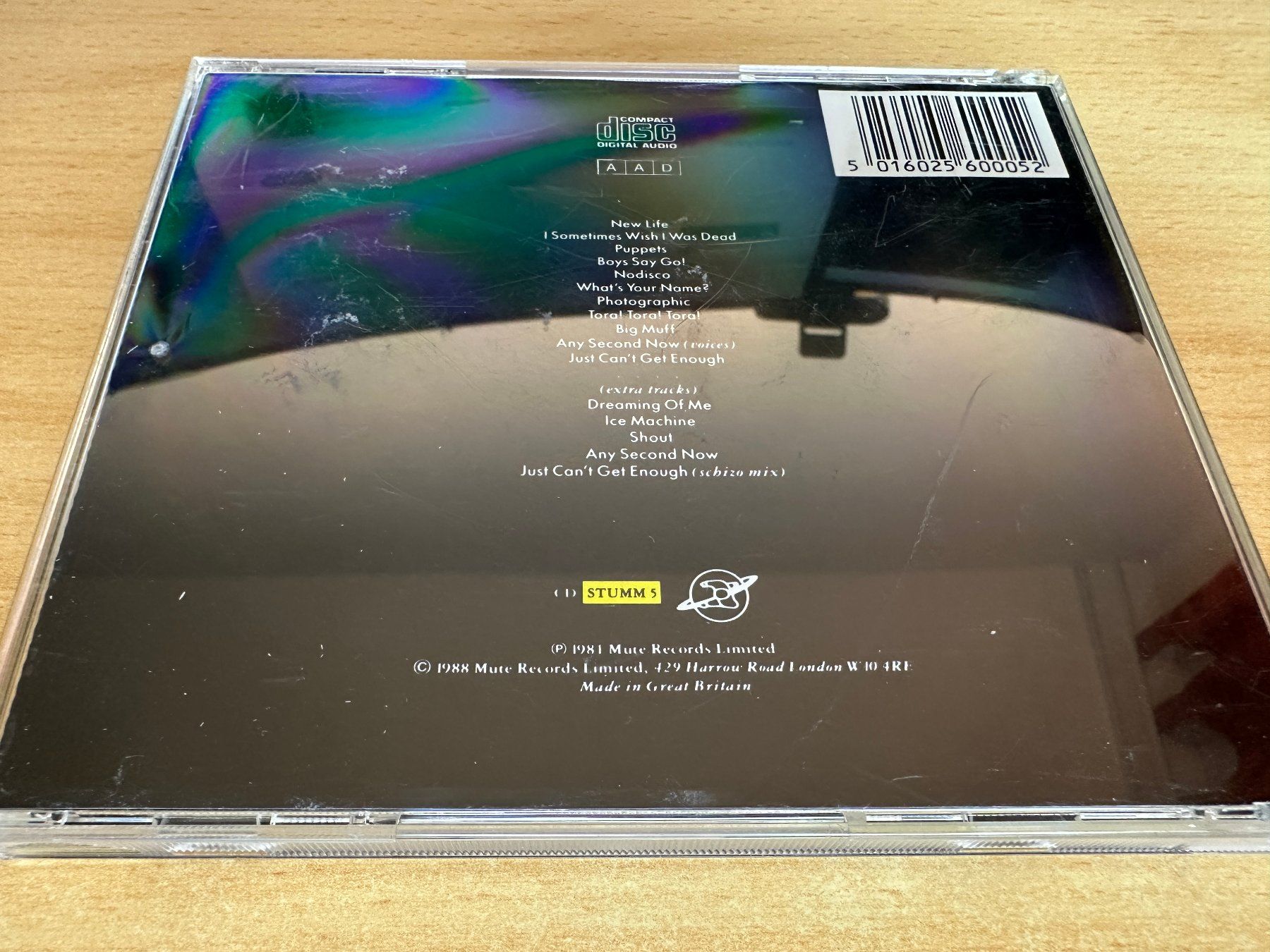 CDs: Depeche Mode – Speak & Spell – Gebraucht aus Rikon im Tösstal von Alpenmutz 1