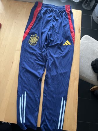 Adidas Spanien Gr. S Trainingshose blau gebraucht