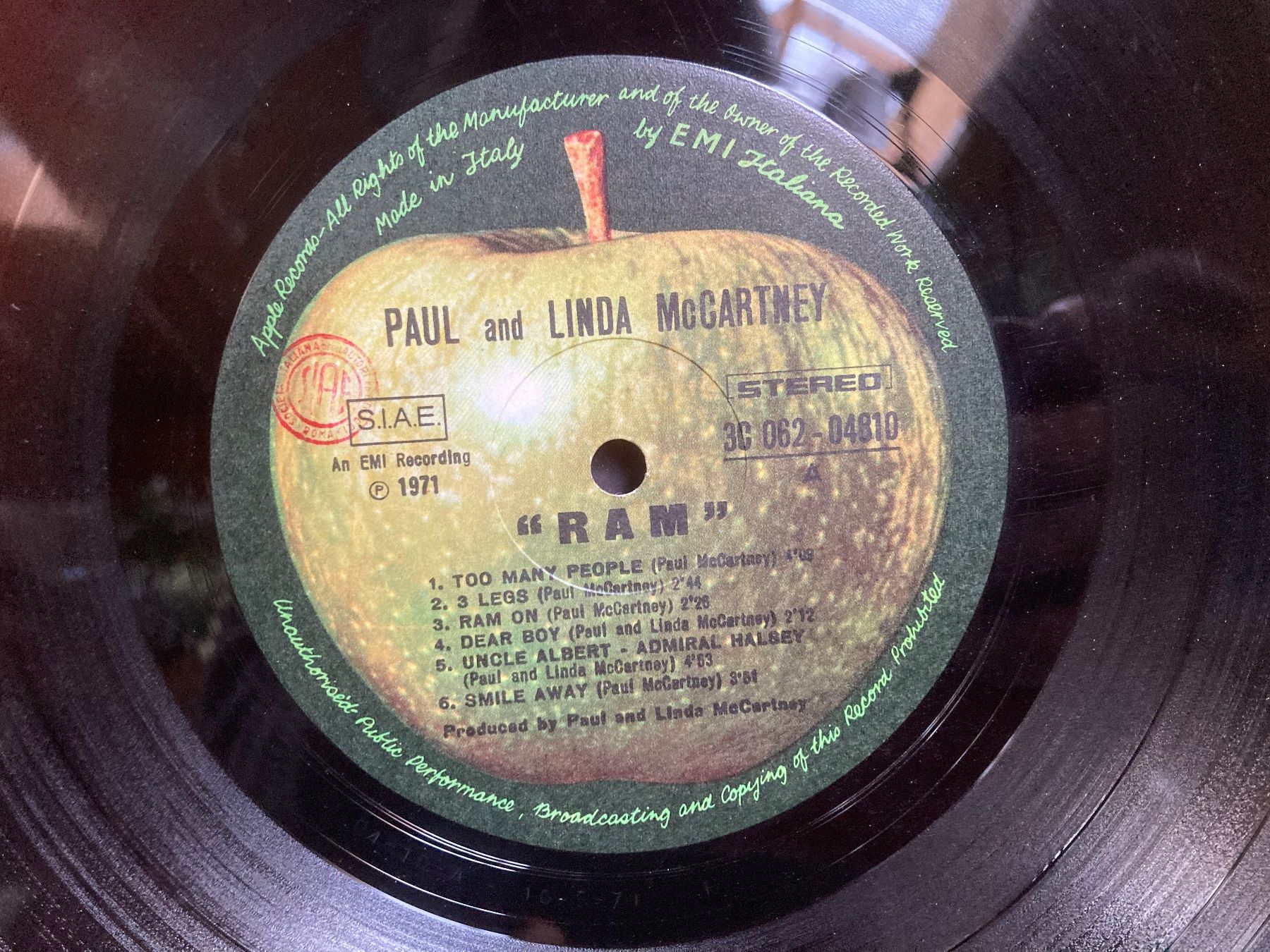 Dischi in vinile: Paul McCartney - RAM -- 1971 – Usato da zürich venduto da papalapa 4
