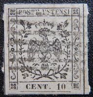 Modena Altitalien Zeitung. Kat. 3 gest. 1857 Kat. 250 Euro
