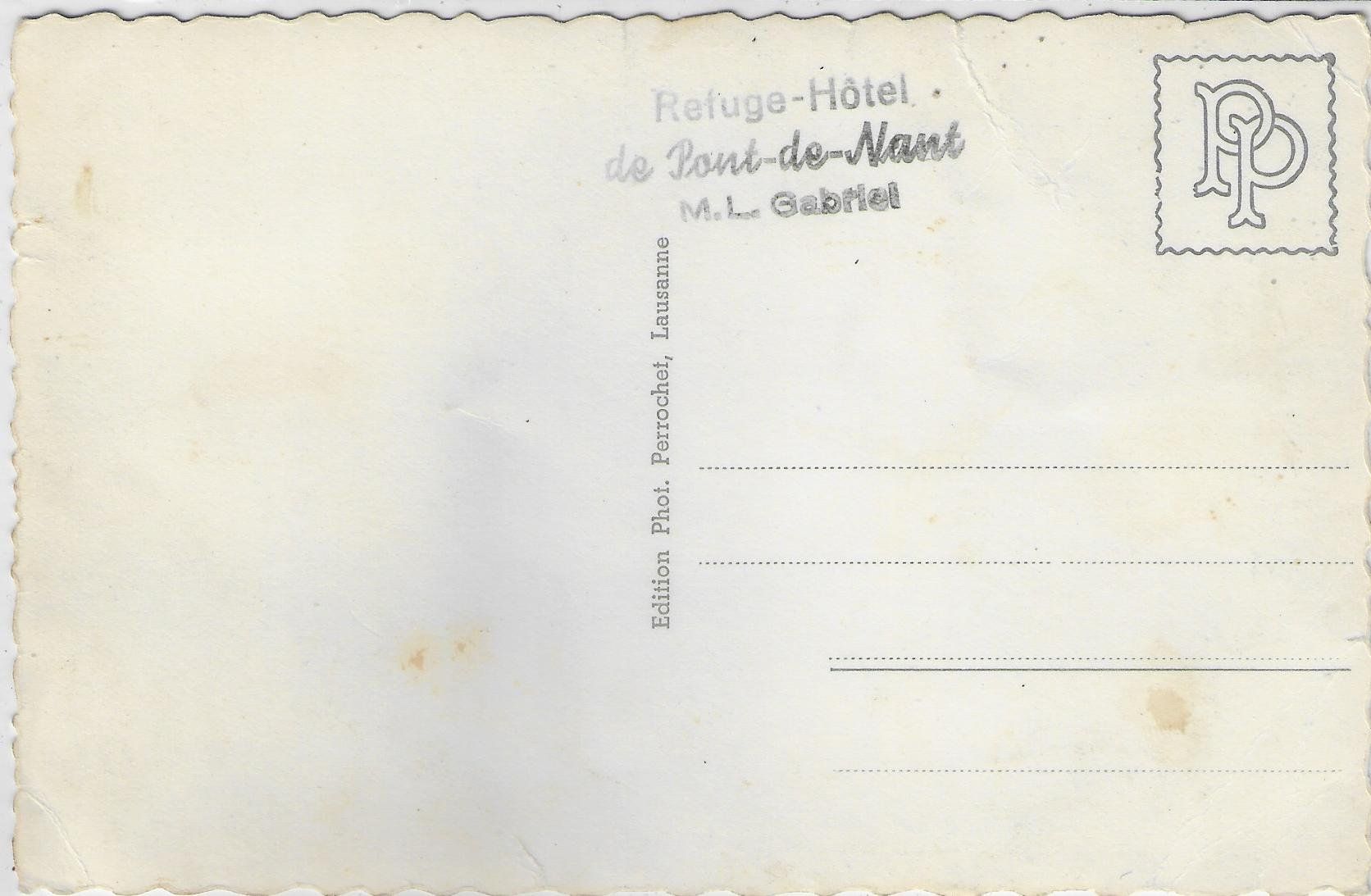 Ansichtskarten: Pont de Nant s/Bex – Gebraucht aus Ettingen von Kartenplanet 1