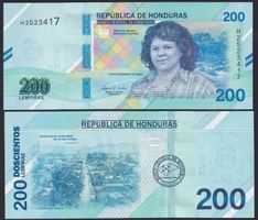 Honduras 200 Lempiras UNC 2023