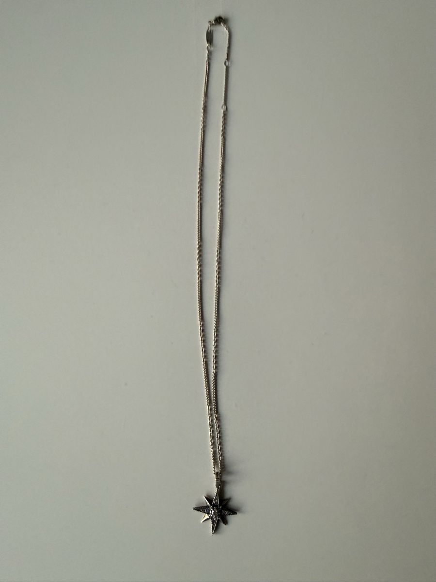 Thomas Sabo Catenine: Thomas Sabo Kette in silber mit Glitzer Stern – Usato da Eglisau venduto da Nic1906