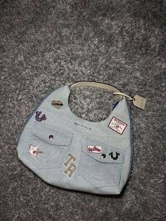Handtasche True Religion Denim mit Patches