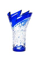 Bleikristall-Vase Neptune blau 30 cm