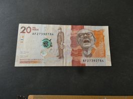 Colombia 2017, 20 Mil Pesos