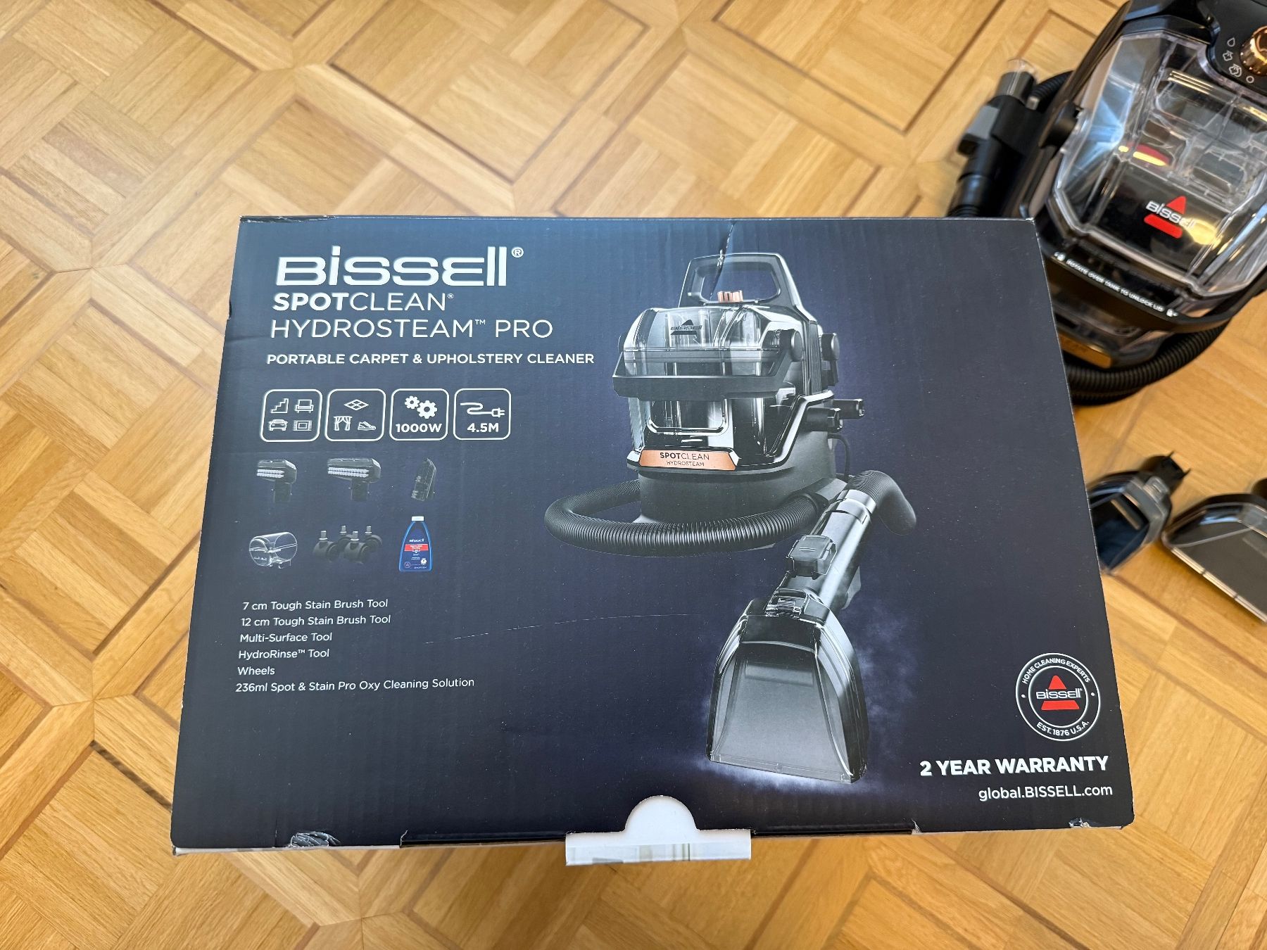 Bissell Pulitori a vapore: Bissell SpotClean HydroSteam Pro - Neu – Nuovo (secondo la descrizione) da Zürich venduto da aoo_5yvf 4