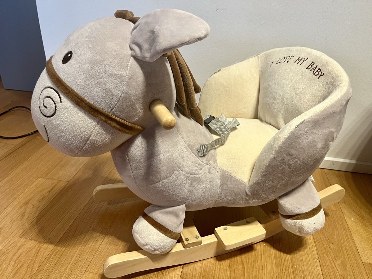 Giocattoli: Asinello a dondolo peluche – Usato da Zürich venduto da mar_ggm9