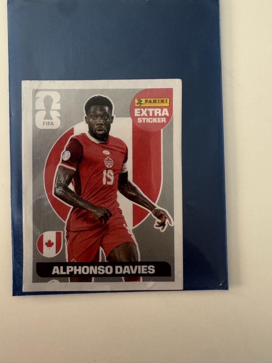 Panini Sammelbilder & Trading cards: Panini Extra Sticker Alphonso Davies Silber – Gebraucht aus Meilen von hansi1038