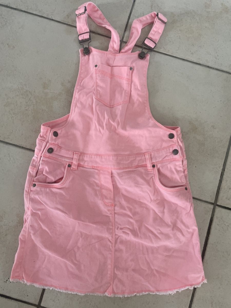 Kleider & Röcke: Rosa Gémo stretch Latzjupe Gr.152 – Gebraucht aus Obergerlafingen von cabo4