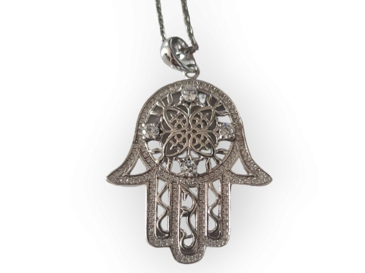 Catenine: Halskette silber Hamsa Hand – Usato da Langenthal venduto da SecondChanceShop