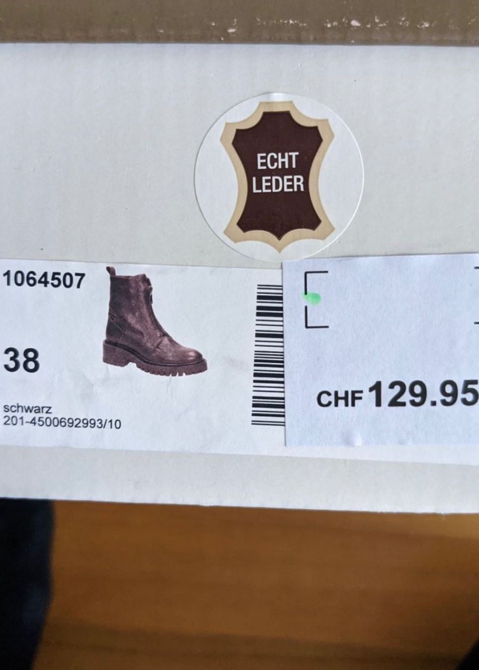 Scarpe da donna: Leder Stiefel Grösse 38 NEUE Stiefletten – Nuovo e nell'imballaggio originale da Winterthur venduto da EasyRS 5