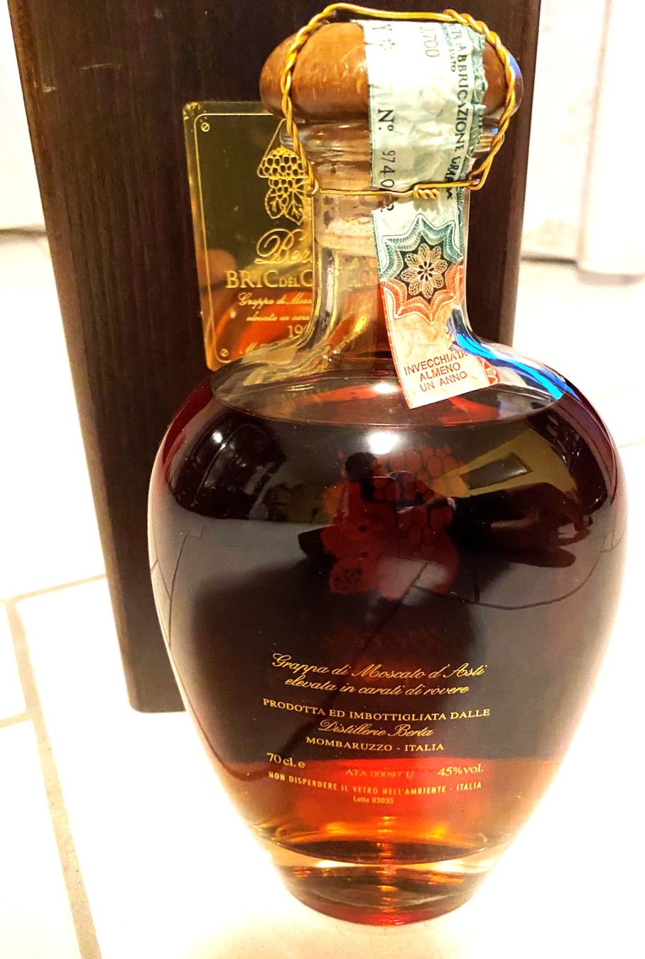 Berta Bevande alcoliche: Grappa Berta Bric del Gaian JG 1995 – Nuovo e nell'imballaggio originale da Wald ZH venduto da Pada94 3