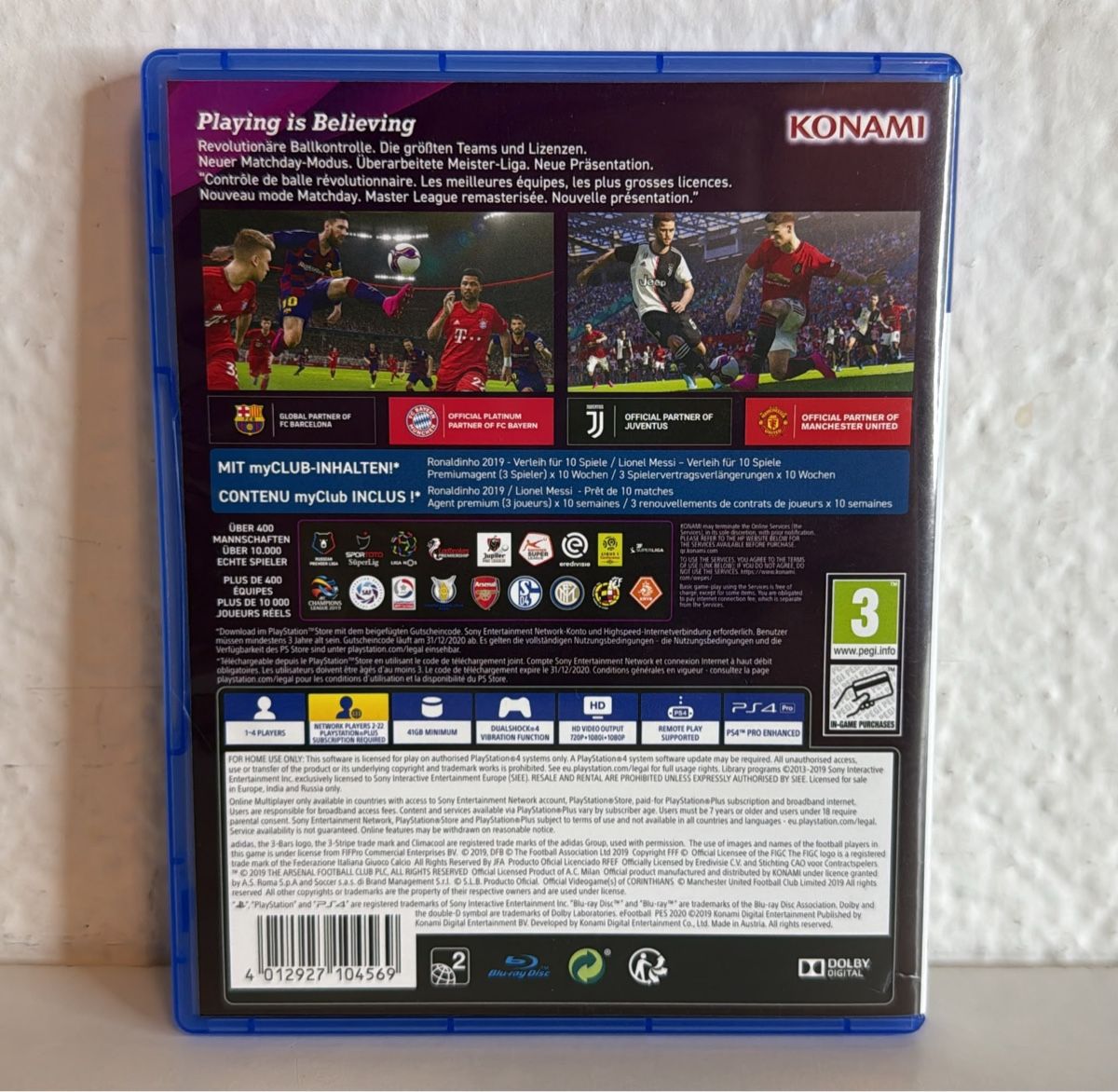 Sony Spiele: PES 2020 PS4/PS5 Game Disc and Case – Gebraucht aus Ehrendingen von bubulence 1