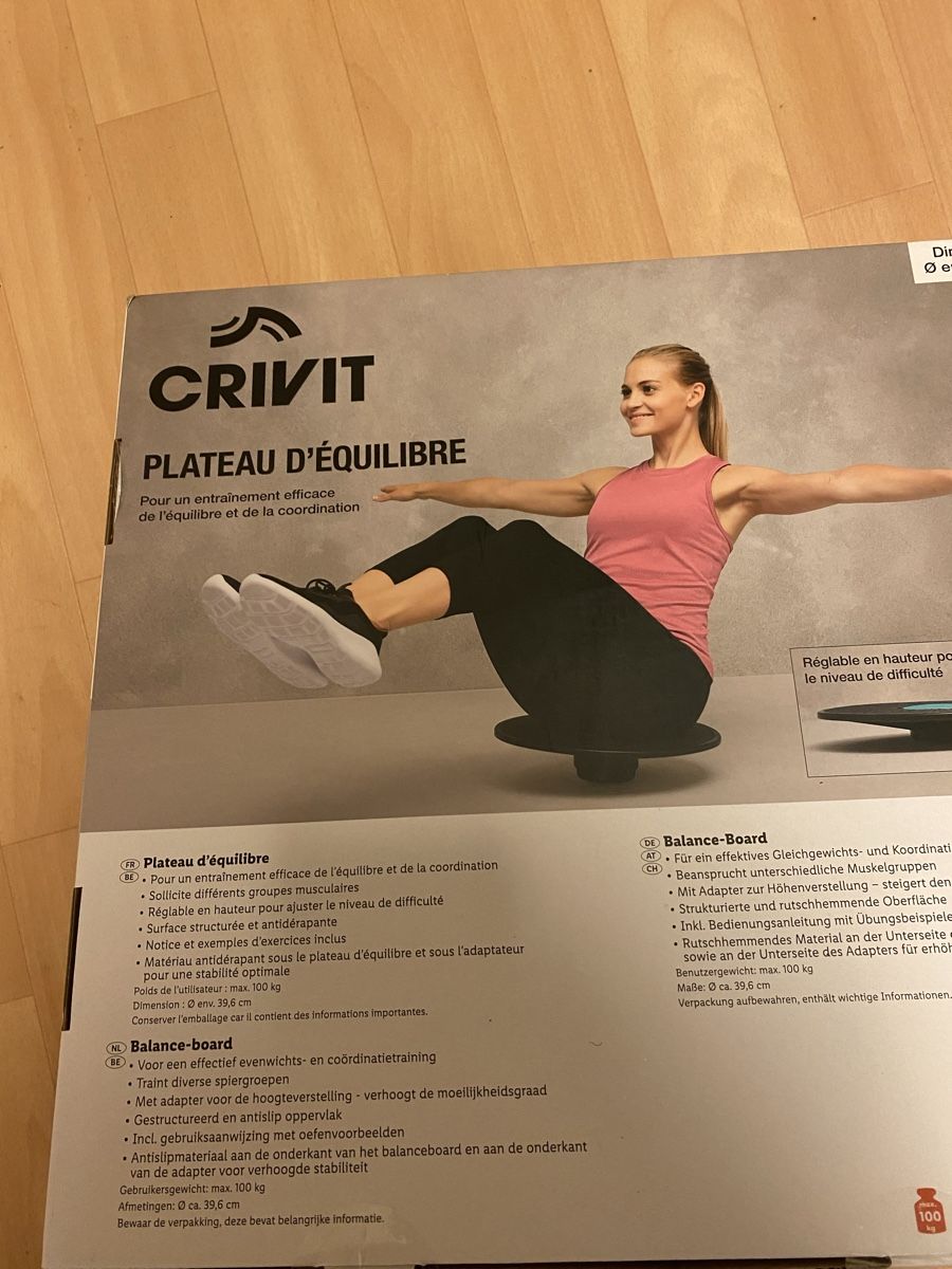 Hometrainer: A SAISIR!!!!  Plateau d’équilibre NEUF – Neu und originalverpackt aus Genève von pilarina 2