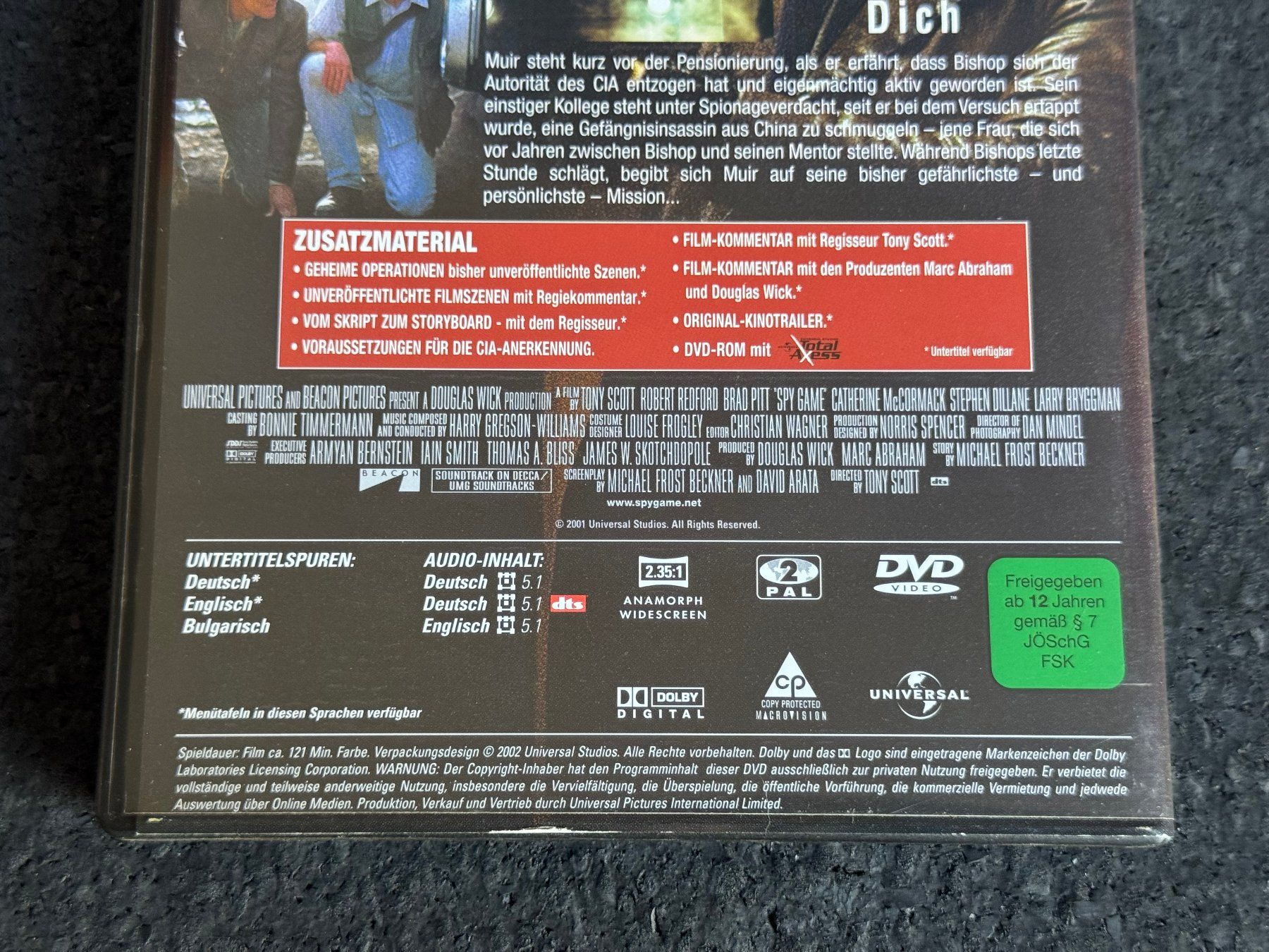 Tutti i DVDs: SPY GAME "Der Finale Countdown" DVD DE/EN – Usato da Fribourg venduto da tschjoly 3