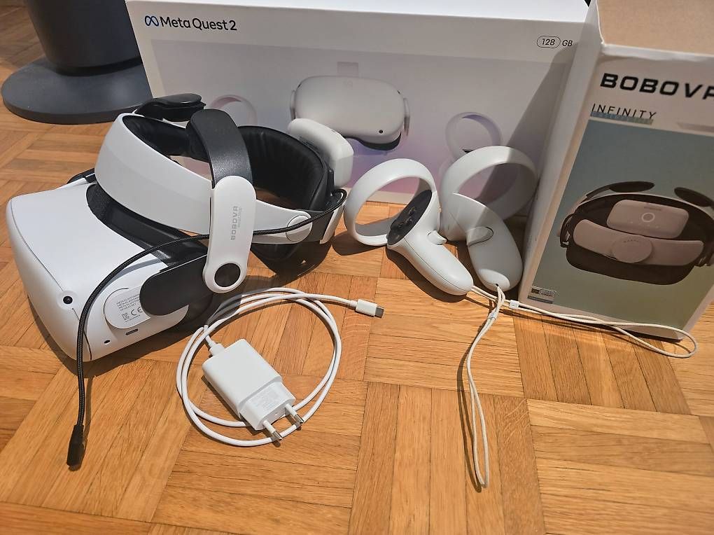 Casco VR: Meta Quest 2 OVP & BOBOVR M2 Pro Battery Strap – Usato da Zürich venduto da alt_l2fy