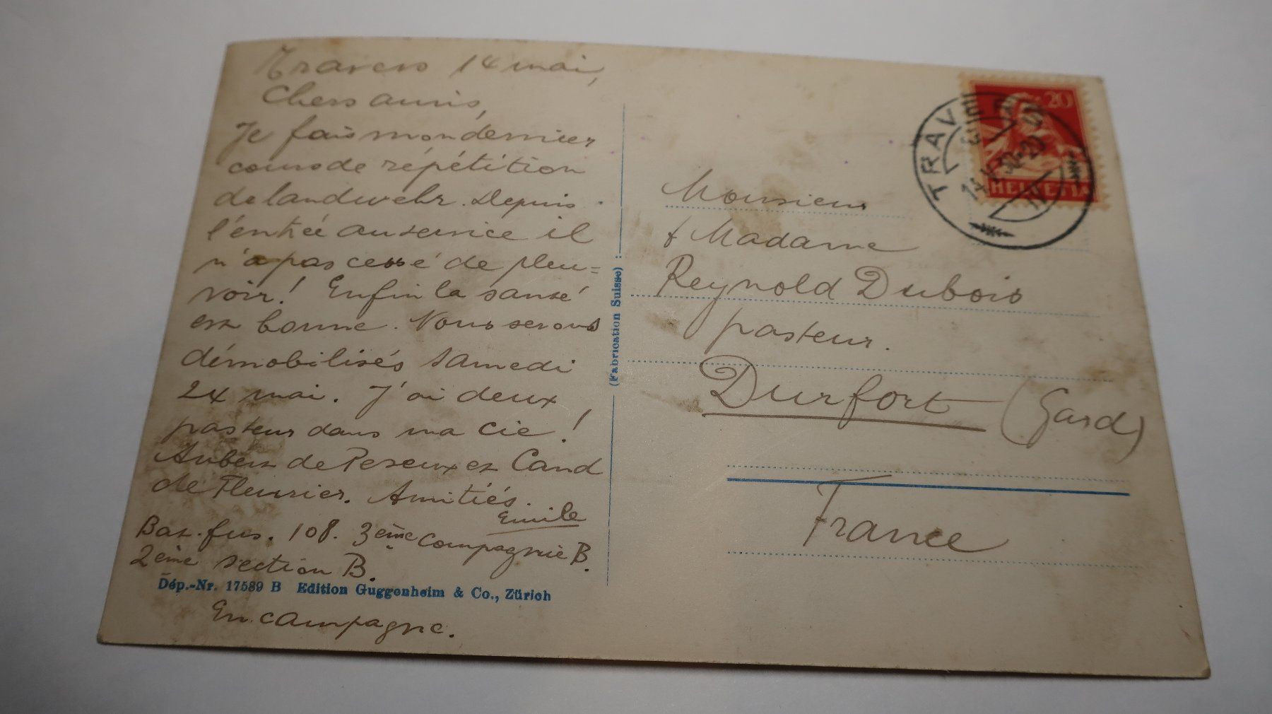 Ansichtskarten: Travers 1930 – Gebraucht aus Cormoret von Pascalll2001 6