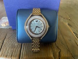 Swarovski Damenuhr Gold mit Kristallen 2023 Top Zustand