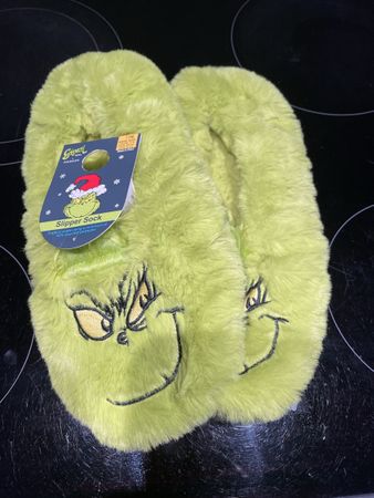 Grinch Slipper EUR 39-42 - Christmas Gift Idea!