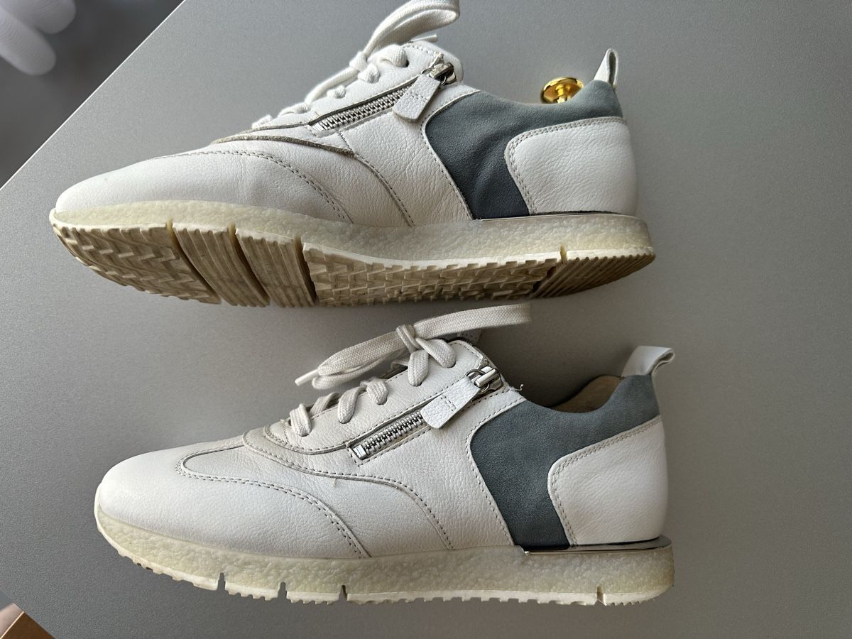 Gabor Scarpe da donna: Gabor Schuhe Sneaker, Leder, weiss, Grösse 37.5 – Usato da Wohlenschwil venduto da Richard2011 2