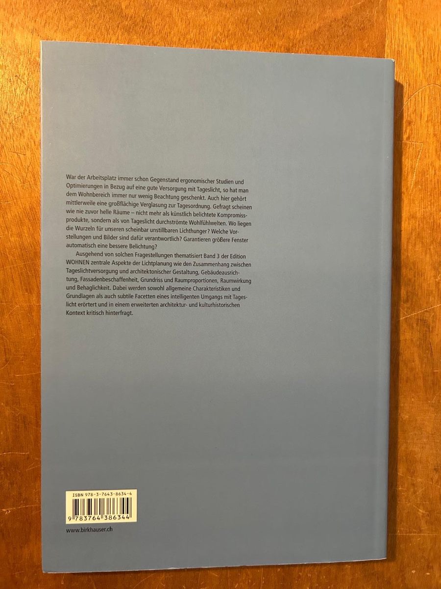 Libri: LichtEinfall Michelle Corrodi Klaus Spechtenhauser ETH – Usato da Zürich venduto da WWehrle 1