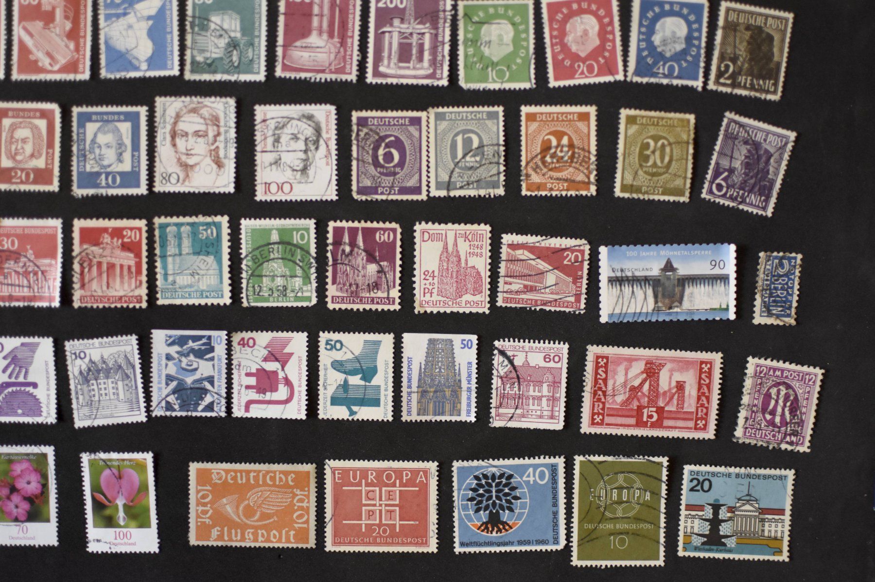 Alle Briefmarken: Lot timbres Allemagne RFA – Gebraucht aus Belmont-sur-Yverdon von bichet02 3