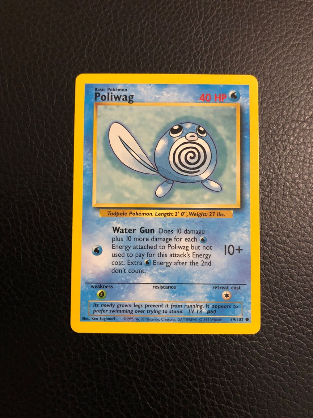 Pokémon Carte collezionabili: Base Set Poliwag 59/102 Ab 1 – Usato da Paradiso venduto da Pkmn10