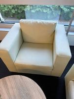 Sessel Leder creme