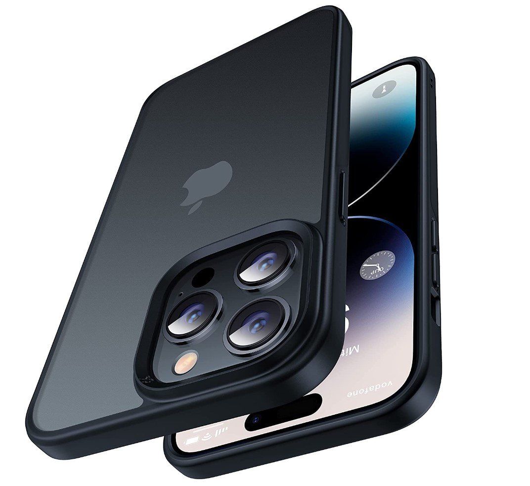 Cover & Protezioni schermo: iPhone 14 Pro - Matt Clear Hülle Case transparent black – Nuovo e nell'imballaggio originale da Rorschacherberg venduto da elektrofreak