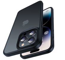 iPhone 14 Pro - Matt Clear Hülle Case transparent black