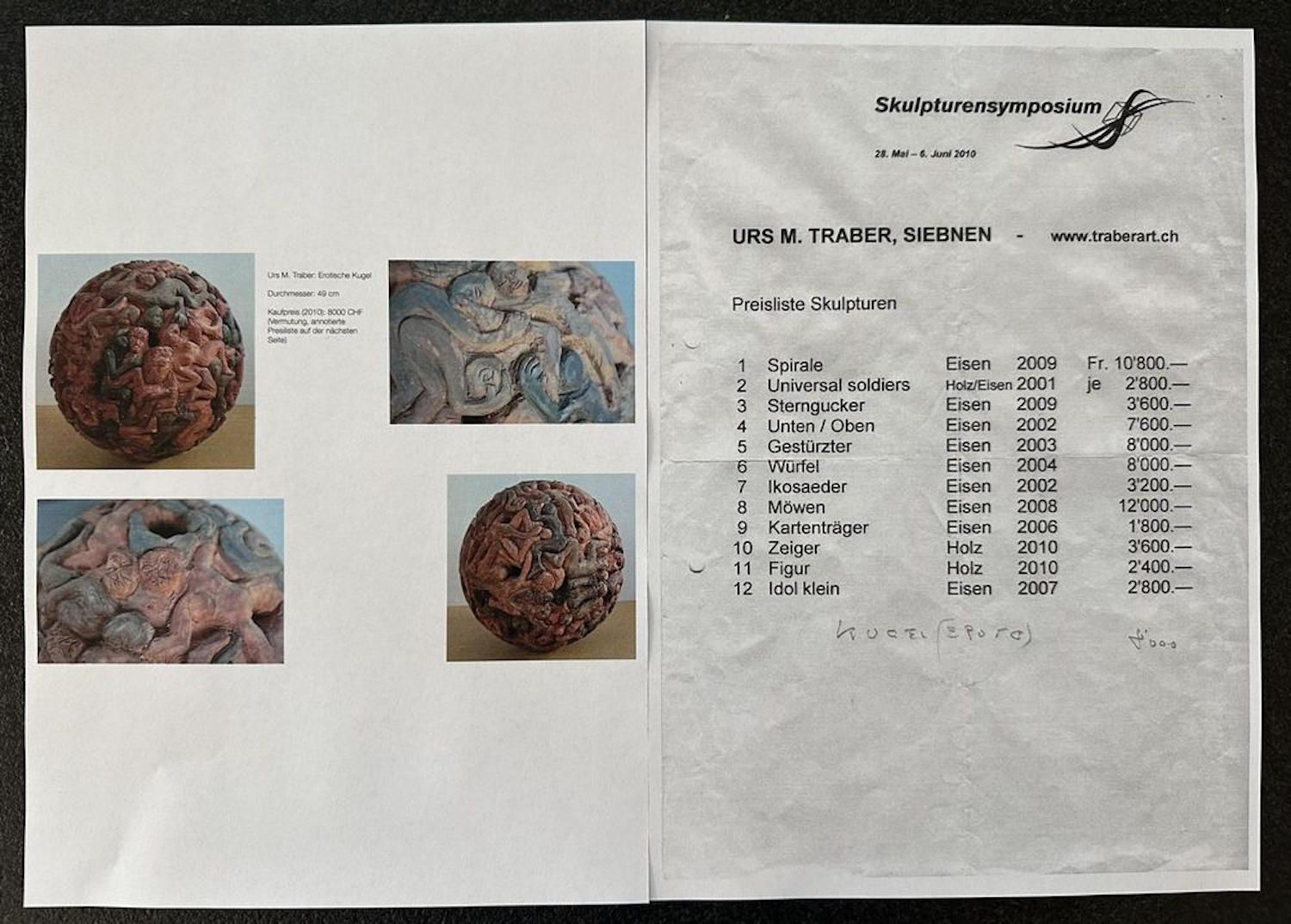 Skulpturen: Urs Martin Traber - Swiss Art Selection – Defekt aus Sursee von Kunstverkauf 4
