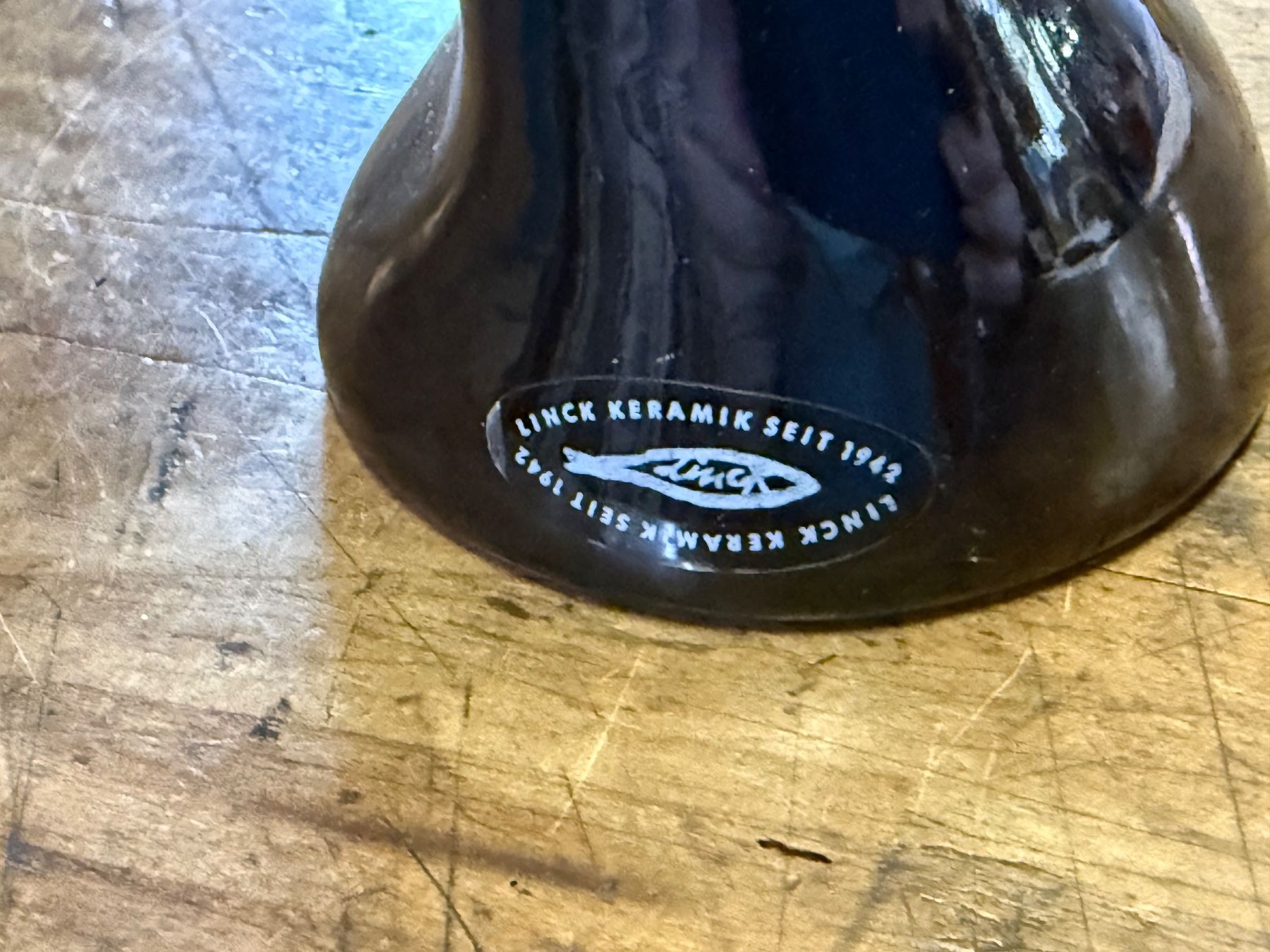 Linck Vasen & Gefässe: LINCK Vase Blumenvase schwarz – Gebraucht aus Bern von Jwpm66 3