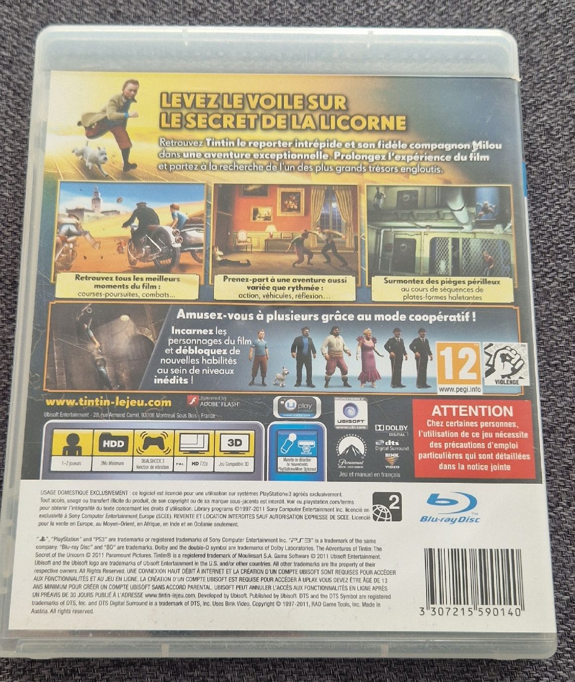 Sony Giochi: Les Aventures de Tintin PS3 – Usato da Villars-sur-Glâne venduto da MrLobTec 1