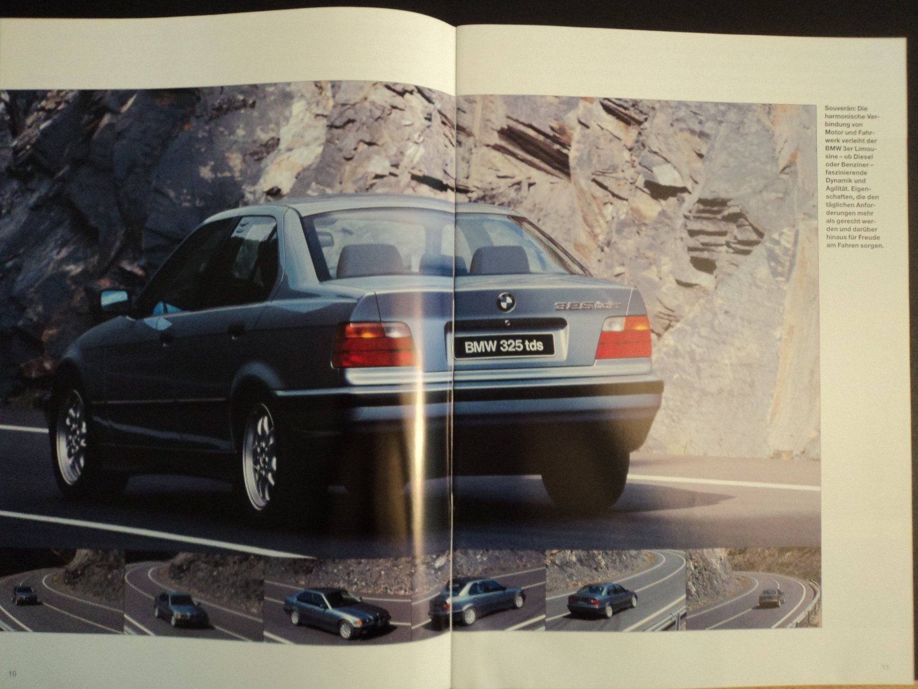 BMW Dokumente: Prospekt BMW 3er Limousine E36 1995 – Gebraucht aus Schwarzenburg von modelCARama