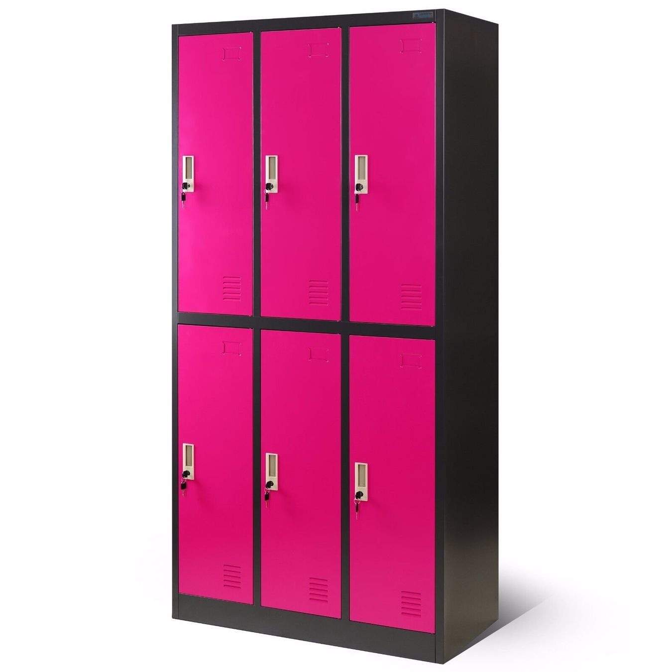 Armadi: Schliessfachschrank 6 Fächer - Anthrazit/Rosa – Nuovo e nell'imballaggio originale da Wallenwil venduto da toesstal-vertrieb 5