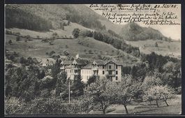 Langenbruck, Ansicht vom Kurhaus mit Ber