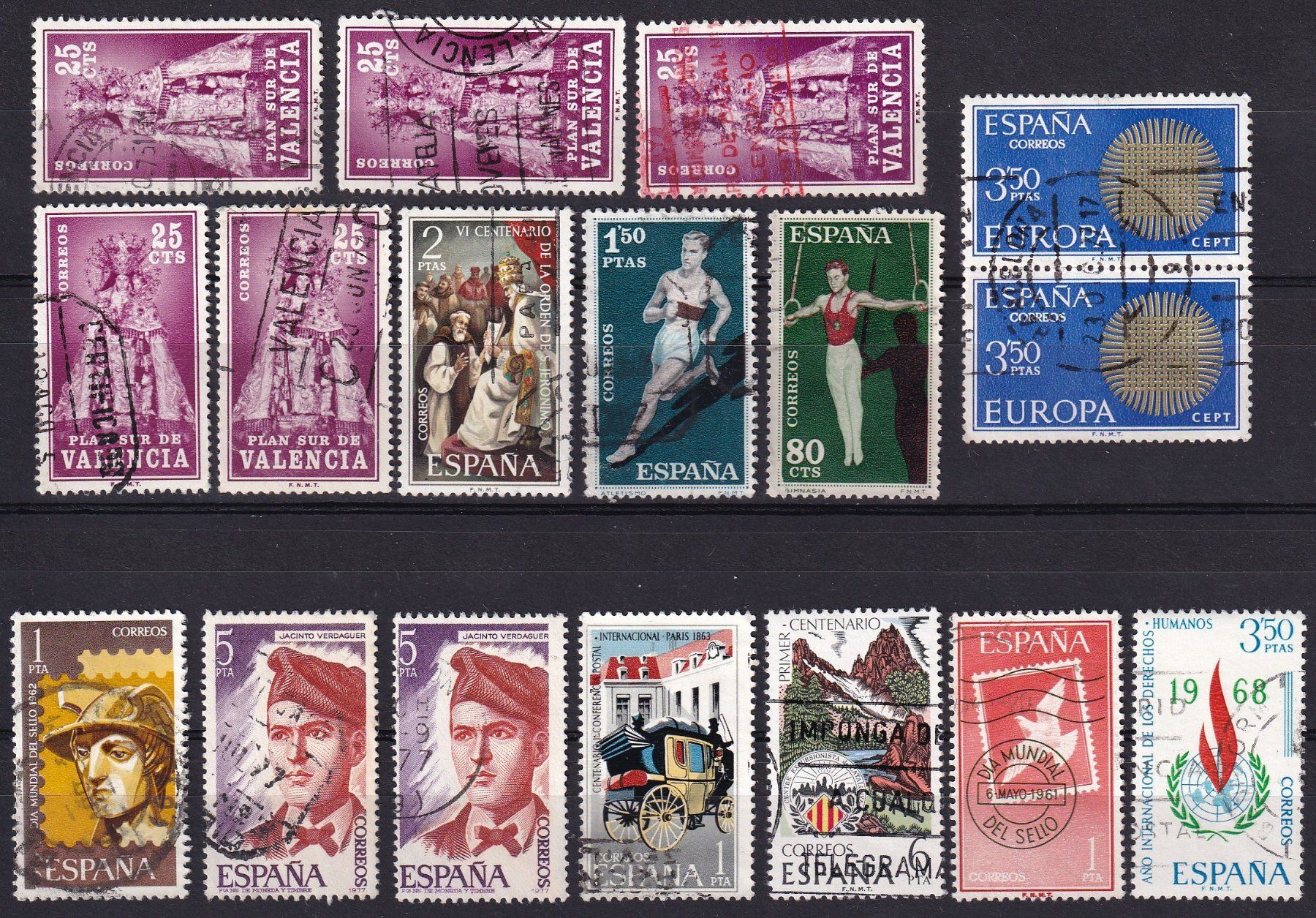 Tous les timbres: Spanien, Lot – D'occasion à Castione par Rx-stamps 4
