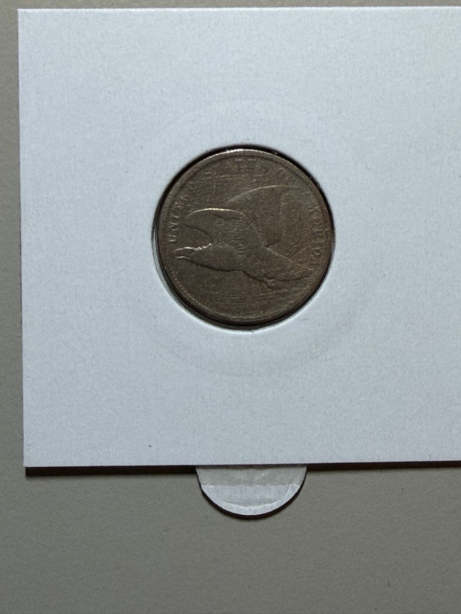 Alle Münzen: USA - 1 cent - 1858 Flying Eagle – Gebraucht aus Payerne von Mike1682 1