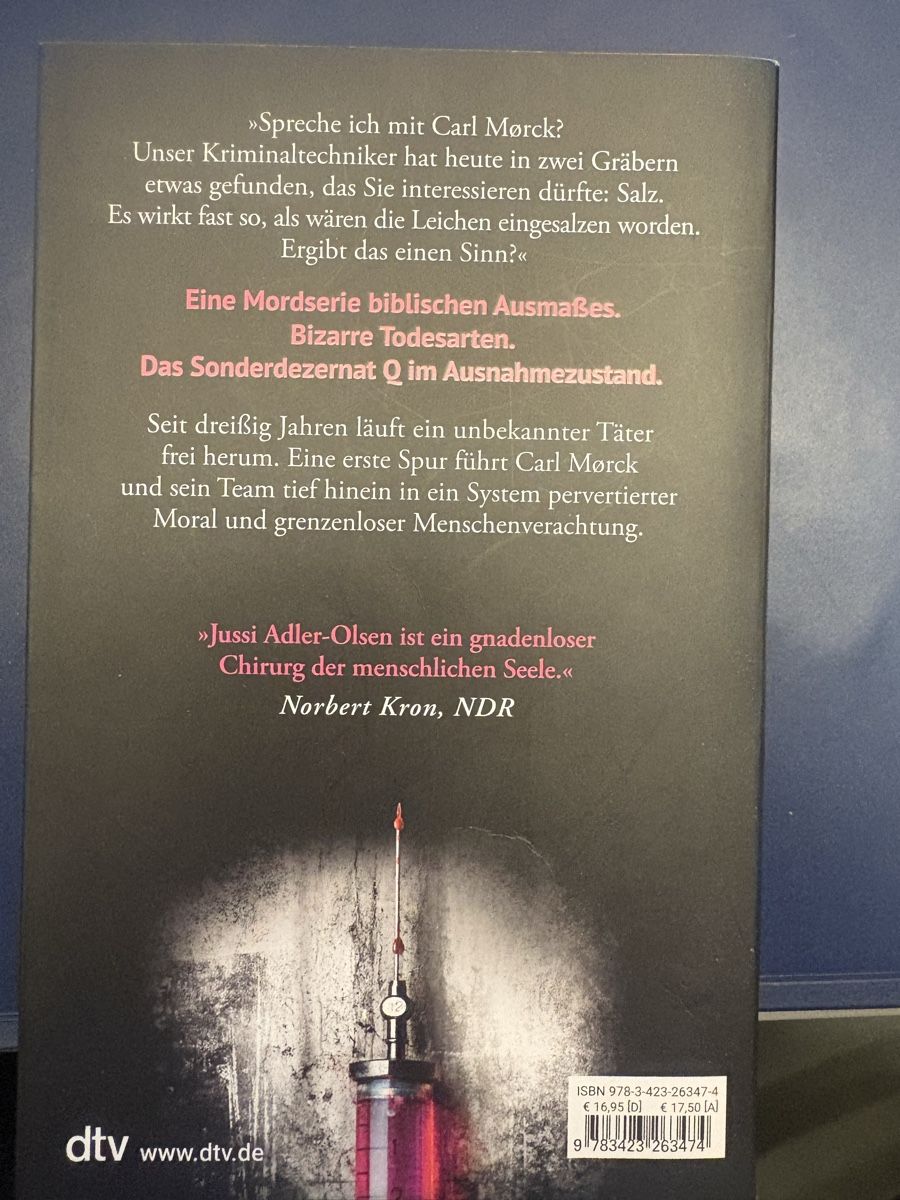 Libri: Jussi  Adler Olsen Natriumchlorid – Usato da Obbürgen venduto da bugi6868 5