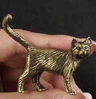 Katze aus Messing