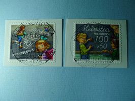 2016 Pro Juventute Schulzeit J418-419 ET Vollstempel