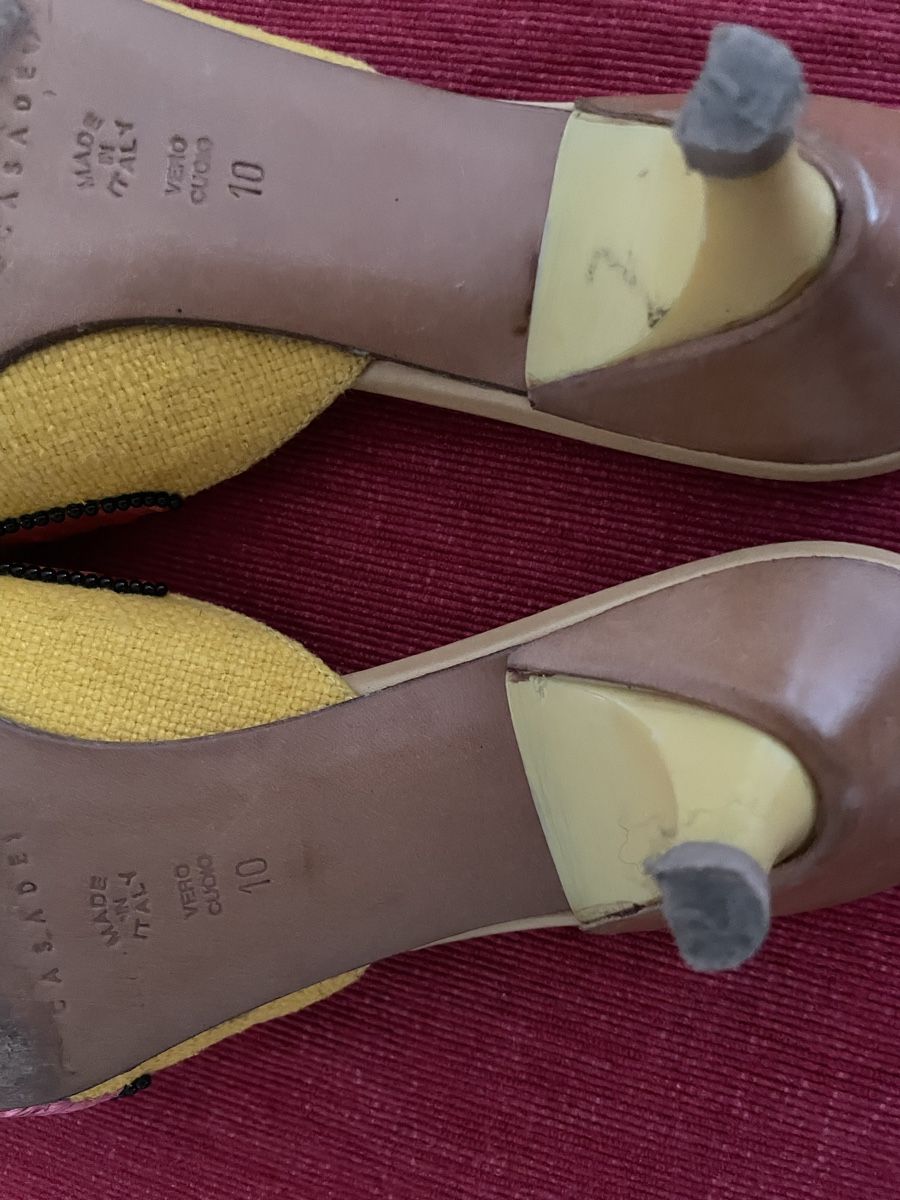 Casadei Scarpe da donna: Casadei Damen-Pantoletten Gr. 39 – Usato da Neuhausen venduto da Schanana 1