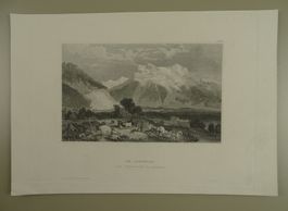 DIE JUNGFRAU, STAHLSTICH UM 1850