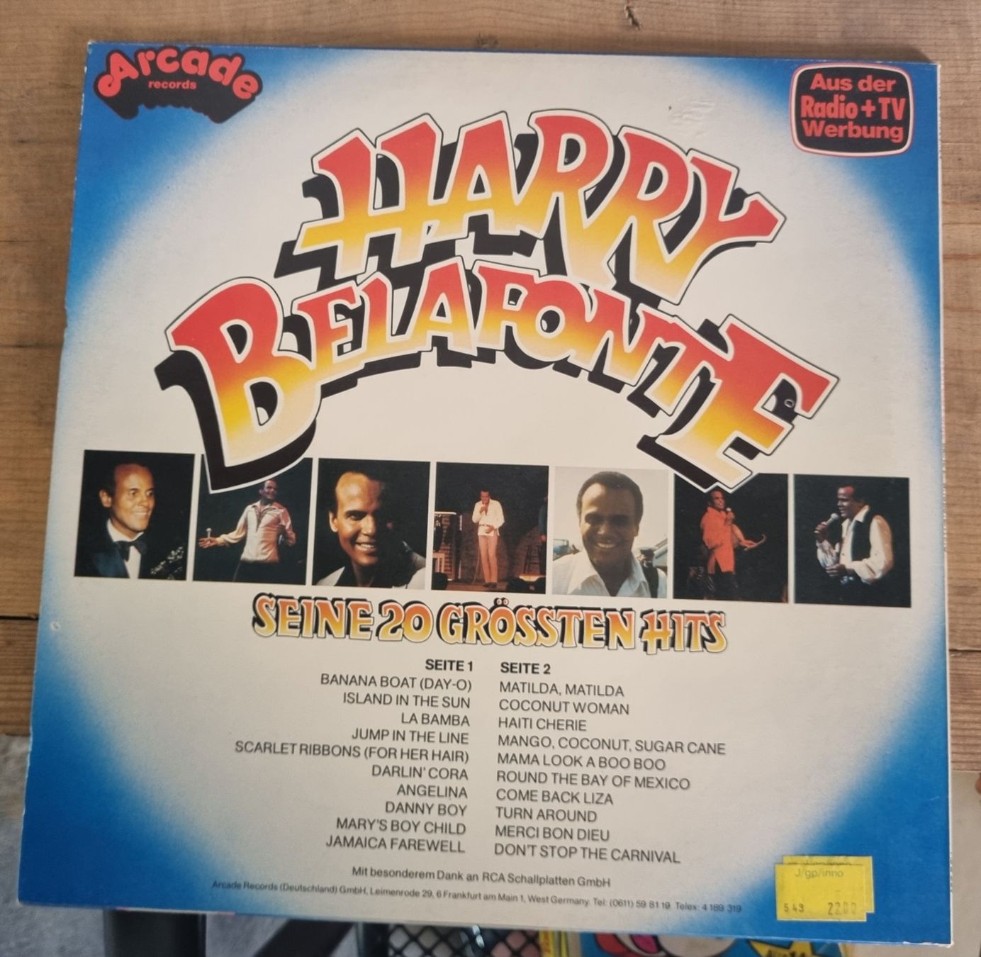 Vinyles: Harry Belafonte – D'occasion à Döttingen par Mrjoe 1