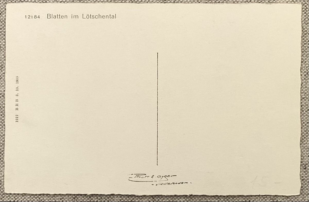 Cartes postales: Blatten im Lötschental um 1939 – D'occasion à Reinach BL par Linda013 1