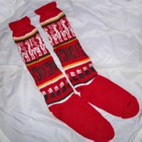 4 Paar Alpaka Socken Alpaka Motive, NEU!