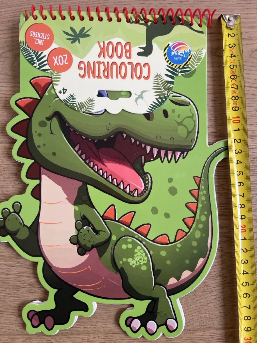 Libri: Neu: Dino Malbuch mit Stiften & Stickern – Nuovo (secondo la descrizione) da Oensingen venduto da katepe 1